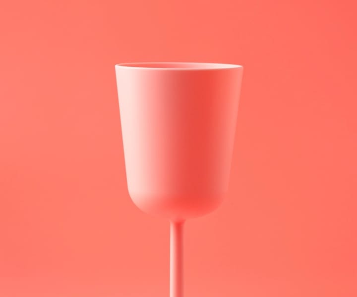 An image of a pink cup