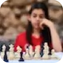 A person playing chess